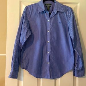 Ralph Lauren Non-Iron Long Sleeve Button Up- size M